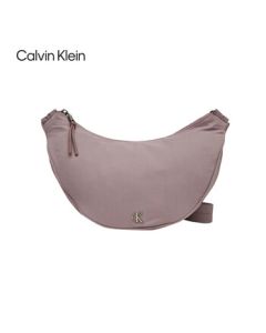 Calvin Klein CK Women's Bag Luxury Metal Logo Zip Closure Shoulder Bag New Crossbody Bag LV04K3095G