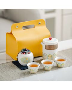 Baizien Portable Travel Tea Set A46 Outdoor Brewing Teapot Quick Cup Festival Business Gift (Minimum 5 Sets)