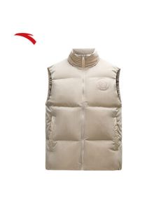 ANTA Women's Padded Vest Autumn New Retro Loose Casual Versatile Sports Vest Pink L (Women's 170)