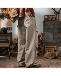 JEEP Work Pants 2025 Autumn New American Loose Casual Straight-leg Trousers Men's Harem Pants
