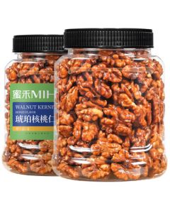 Mihe Xinjiang 185 Honey Glazed Walnut Kernels 500g Canned Nuts Mid-Autumn Gift Pregnancy Snacks