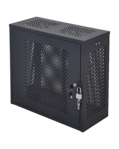Heng De Sheng Thickened Small-Size Computer Case PC Desktop Security Lockable Anti-Theft Chassis HDS-GRJX006