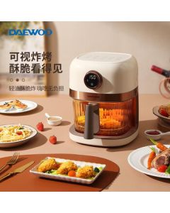 DAEWOO Air Fryer, 4L Oil-Free Electric Fryer for Home Use with Viewing Window, Model DYKZ-4008