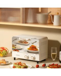 DAEWOO Electric Oven, Compact Tabletop Oven for Home and Dormitory Use, Mini Multi-functional Small Baking Oven