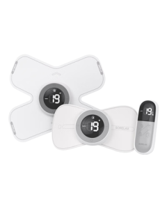 HOT KNEE Electrical Muscle Stimulator for Post-Surgery Muscle Recovery, Relaxation Massager, and Fascia Tape