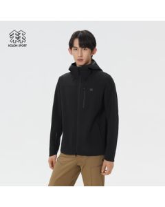 KOLON SPORT Men's Graphene Composite Softshell Jacket - Water-Repellent, Anti-Static, Windproof