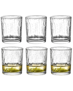 Green Apple Glass Cup Set of 6 - Water Cup, Tea Cup, Breakfast Cup, Milk Cup Set - Single Layer Household 220ml