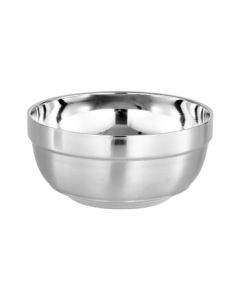 Mingwu Stainless Steel Bowl Inner 304 Outer 201 Platinum Bowl 18CM Unit/Piece