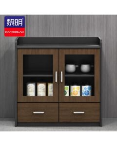 Liming BTB28 Office Tea Cabinet Double Door Storage Cabinet Low Cabinet 800*400*800mm