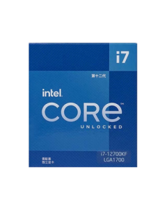 Intel Core i7-12700KF 12th Gen Processor - 12 Cores, 20 Threads, Up to 5.0GHz Max Turbo Frequency, 25MB L3 Cache, Desktop CPU