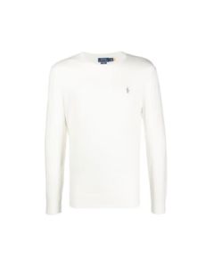 Polo Ralph Lauren Men's Long Sleeve Round Neck Sweatshirt 710890558007 White M