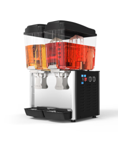 Lecon Lecon Beverage Machine Commercial Cold Drink Machine Multi-functional Juice Machine Fully Automatic Refrigerator Self-service Beverage Dual Tank Dual Temperature Mixer KK18JLR-2