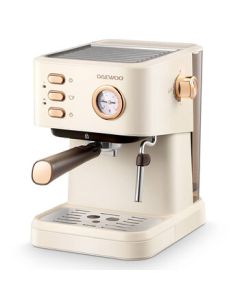 DAEWOO Home & Office Coffee Machine, Espresso and Milk Frother, Compact Pressure Coffee Maker DYKF-1233