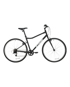 Decathlon R100 Urban Leisure Commuter Bike Carbon Steel Frame 6-Speed Road Bike M-2615796