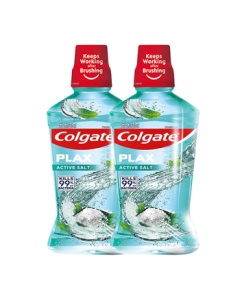 Colgate Refreshing Sea Salt Essential Oil Mouthwash 1000ml with Fluoride for Deep Cleaning (Sun Yingsha Same Style) - Self-operated