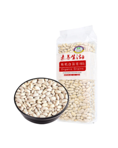 Suyang Life Organic White Kidney Beans 500g/Bag - Northeast Small White Beans, White Kidney Beans, String Beans, Rice Beans, Mixed Grains, Coarse Grains, Vacuum Packed
