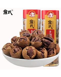 Zhan's Red Can Walnuts - Hand-Cracked Cream Flavor Walnuts 248g + Salt and Pepper Flavor Walnuts 248g