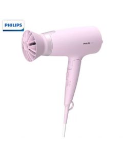 PHILIPS Hair Dryer, Compact Ionic Blow Dryer for Home Use, High Power with Constant Temperature Care, Fast Drying & Foldable, BHD388/05