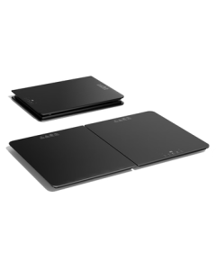 Fudelai Foldable Food Warming Tray Electric Heating Plate Multi-functional Table Mat Square Black 60.3*38cm