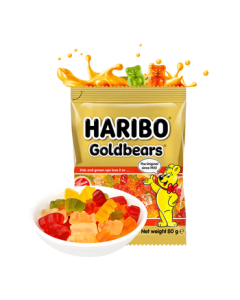 Haribo (Haribo) Turkey Imported Gummy Bears Juice Candy, Kids Snack, Chewy Candy, QQ Candy, Fruit Gummy, 80g