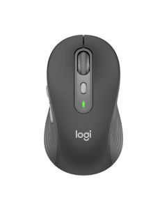 Logitech M750 Universal Wireless Bluetooth Mouse, Silent Mouse, Symmetrical Mouse, Black with Logi Bolt USB Receiver
