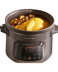 Joyoung Quick Stew Electric Casserole, Electric Stew Pot, Multi-Function 4L Ceramic Pot for Bird's Nest, Congee, and Soup (Model: GD405)