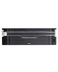 Deli Mini Paper Cutter A4 Portable Paper Trimmer Manual Photo Cutter Craft Knife Paper Cutting Tool for Students Handmade Black