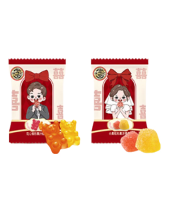 Hsu Fu Chi Fruit Juice Gummy Candy 1000g (Approx. 76 Packs) – Bulk Soft Candy, Large Pack for Wedding, Engagement Favors or Gift