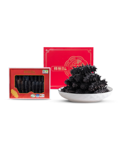 Bangchui Island [Organic + Liaohai Geographical Indication Dual Certification] Dalian Dried Sea Cucumber 200g (25-35 pieces) Dried Gift Box (Self-operated)