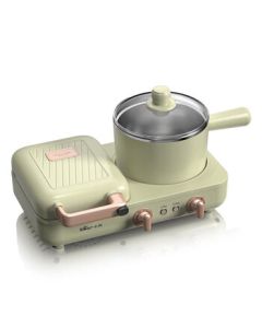 Bear Breakfast Machine Electric Pancake Maker Toaster Multi-Function Cooking Pot Multi-Purpose Pan Bread Toaster Sandwich Maker Electric Hot Pot DSL-A13N1