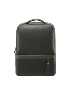 Samsonite Genuine Leather Men's Backpack Laptop Bag Business Commuter Black 15.6 Inch BC9*09101