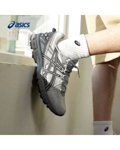 ASICS Men's Grip Stability Trail Running Shoes GEL-KAHANA 8 Grey/Blue Size 40