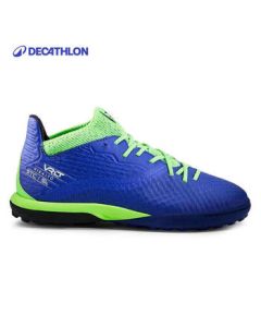 Decathlon Kids' Mid-Cut Sock-Style Artificial Turf Soccer Shoes TF Indigo Blue 32 2000mm 4064442