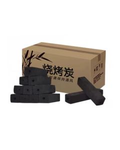 Aoran BBQ Charcoal, Smokeless Heating Charcoal, Bamboo Charcoal Fuel, Hollow Strip Charcoal, 20 lbs