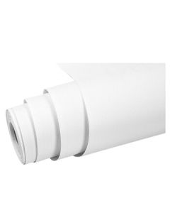 Nashide MQ815 Solid Color PVC Self-Adhesive Wallpaper Aluminum Foil Backing Waterproof Concealer Renovation Wallpaper Snow White 60cm*10m