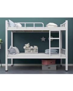 Diyang Bunk Bed Double Layer Staff Iron Bed for Dormitory Apartment with Bed Board