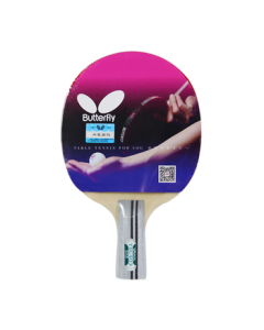 Butterfly 4-Star Table Tennis Racket Penhold with Inverted and Pimpled Rubber Combo Single Racket 403 (Includes Racket Case)