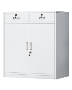 NAIGAO Low Cabinet File Cabinet, Office Cabinet, Document Cabinet, Steel Locker with Lock, Storage Cabinet, Office Organizer