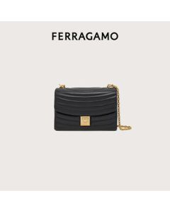 Ferragamo Women's Black Shoulder Bag 0776511 Gift for Girlfriend