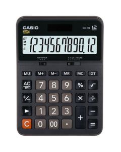 Casio (CASIO) Business Calculator Large Desktop Classic Model DX-12B Black