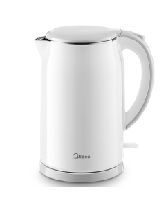 Midea Electric Kettle, 1.7L Food-Grade 304 Stainless Steel, Coating-Free Seamless Inner Pot, Boiling Water Kettle for Home Use, MK-SH17M301
