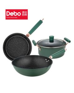 Debo Stainless Steel Stark Cookware Set 3-Piece DEP-835