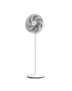 Midea Electric Fan, 7-Blade Standing Floor Fan for Home, Dormitory, Bedroom, Quiet, Energy-Saving, Oscillating, Adjustable Height, Detachable and Washable, High Airflow Circulation Fan, Tabletop Small Fan, Model SAF30AC