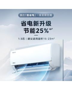Midea 1.5 Ton Energy-Saving Inverter Wall-Mounted Air Conditioner with Self-Cleaning (KFR-35GW/N8KS1-1), New Level 1 Energy Efficiency