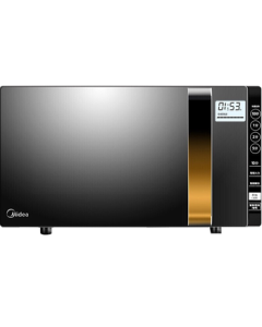 Midea Microwave Oven Combo, 900W Inverter Household Microwave with Grill, 23L Flatbed Heating, Sterilization, Easy-to-Clean, X3-233A in Gold
