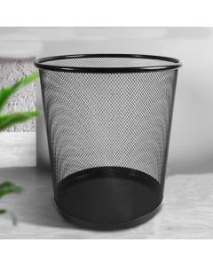 Hanweite Wire Mesh Trash Bin 265mm×285mm for Home Kitchen Bathroom Waste Basket