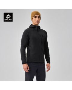KAILAS Polartec Fleece Jacket with Hood for Men - Warm, Moisture-Wicking, and Breathable for Outdoor Hiking and Mountaineering
