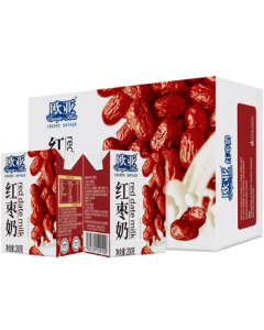 Euro-Asian Red Date Milk 200g*21 Boxes - Yunnan Dali Plateau Pasture Nutritious Breakfast Milk