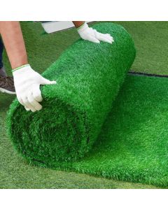 Wanhe Simulated Turf Artificial Grass Carpet, Outdoor Balcony Green Plastic Fake Grass Mat, Thickened and Dense 20mm/1 Square Meter