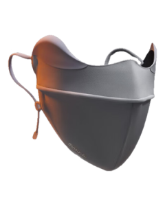 beneunder Anti-UV Sun Protection Face Mask for Women, Full Face Cover, Dark Floral Gray MP831